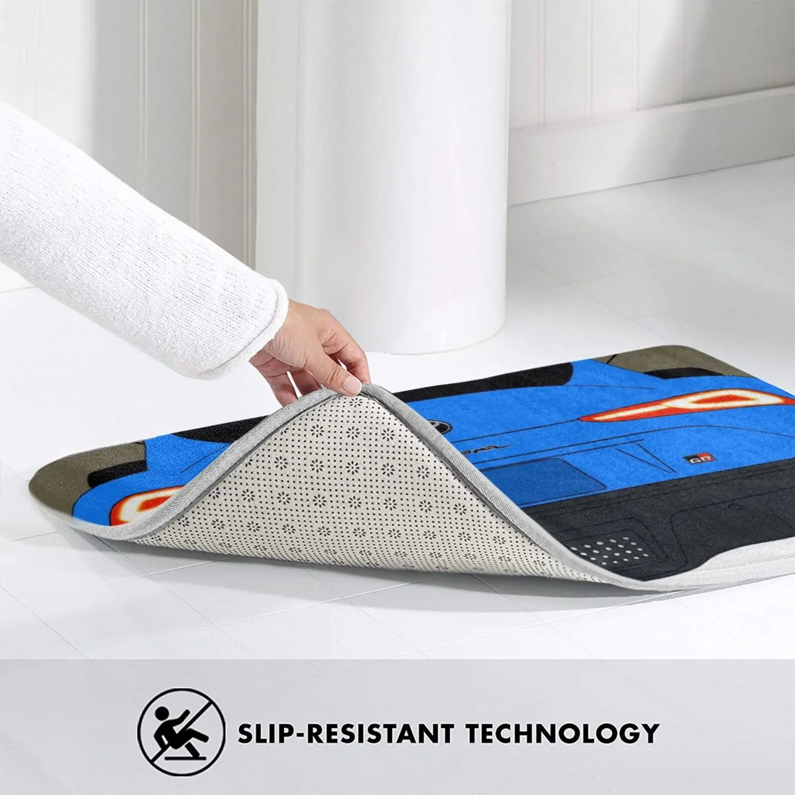 Toyota Supra 3D бытовые товары коврик для ног Греция синий Япония Германия США Техас