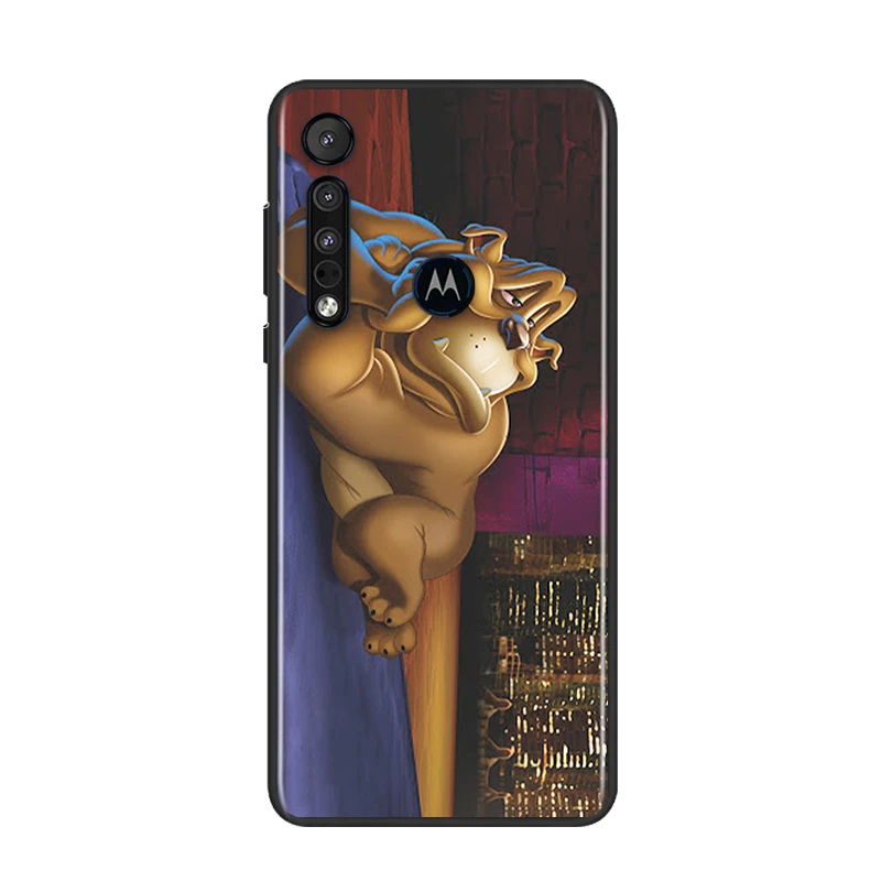 

Disney Oliver Company For Motorola G9 G8 G Edge One E7 E6 Power Lite Marco Hyper Fusion Plus Play Black Phone Case