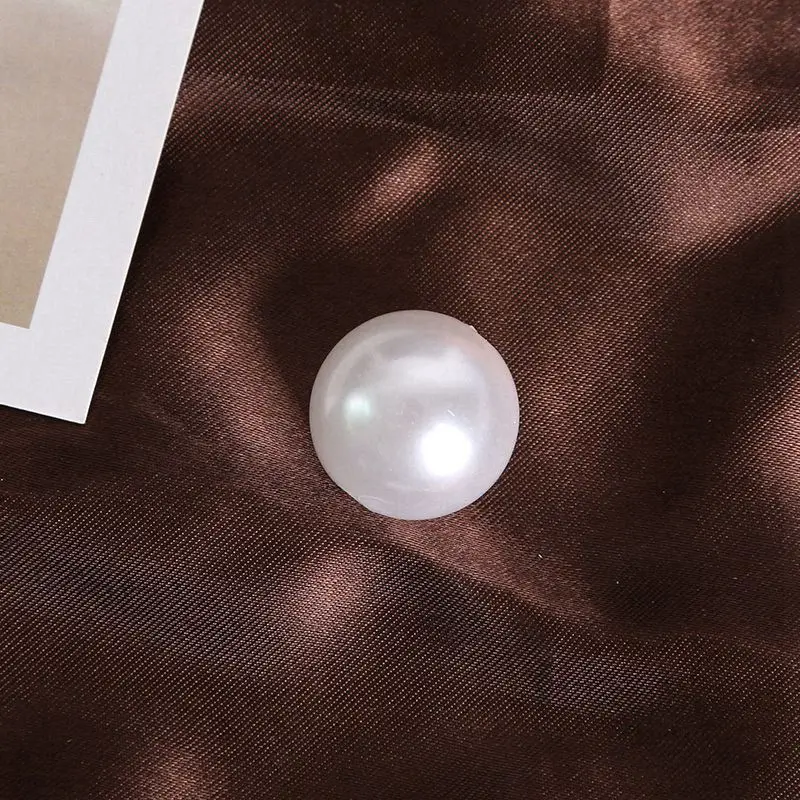 Круглые Акриловые Швейные Перламутровые Бусины 4 мм 20 АБС с прямыми отверстиями