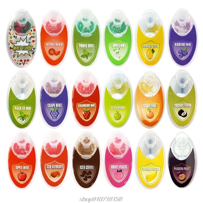 200 шт. капсулы ментола в форме шариков мяты взрыв поп смешанный фруктовый вкус