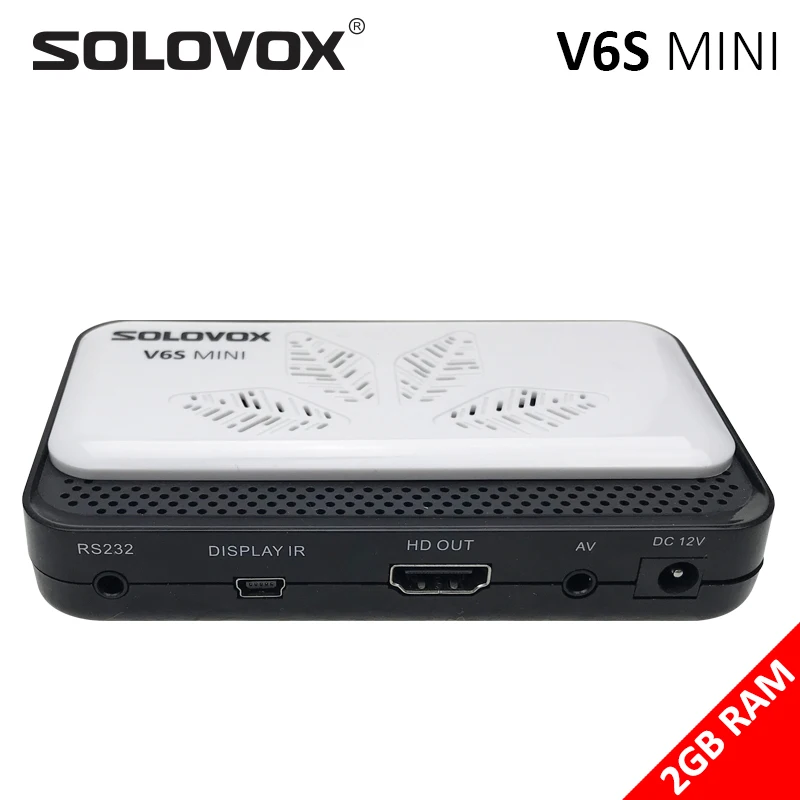 Спутниковый ТВ ресивер SOLOVOX V6S 2G RAM MINI HD DVB S2 Поддержка M3U Xtream Stalkermac со склада