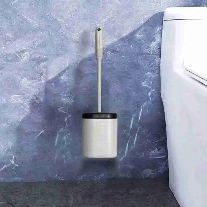 Новая креативная Новинка Силиконовая щетка для унитаза U образная настенного