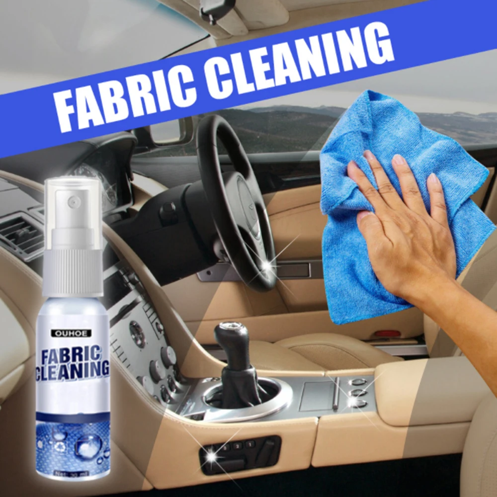 

Car Interior Cleaning Agent Ceiling Cleaner Leather Flannel Woven Fabric Water-free Cleaning Agent Auto Roof Dash Cleaning Tool