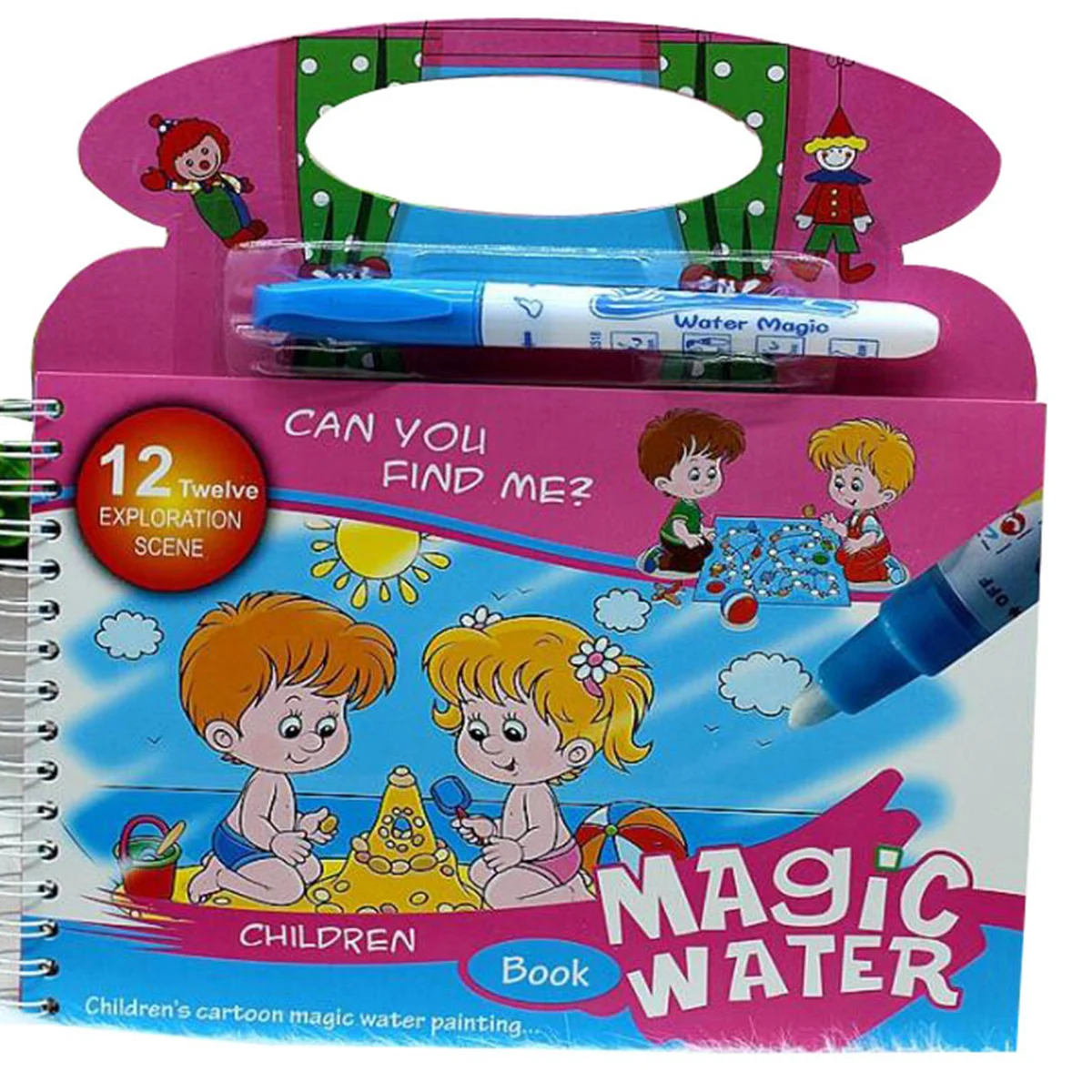 Reusable Magic Water Drawing Book Coloring Doodle & Pen Painting Board For Kids Toys Birthday Gift | Игрушки и хобби