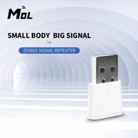 mol tuya zigbee signal repeater usb zigbee hub signal expand 20 30m smart home automation module