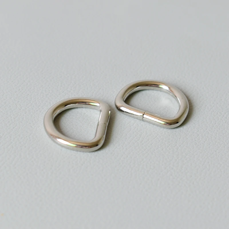 50 шт./лот серебряные неспаянные металлические плоские D Dee Кольца образные кольца