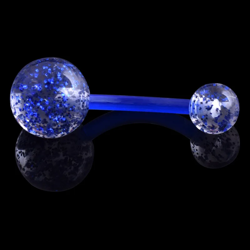 Пирсинг набор Совы из 7 шт. пупка штанги с ультра блеск акриловые шарики пирсинг