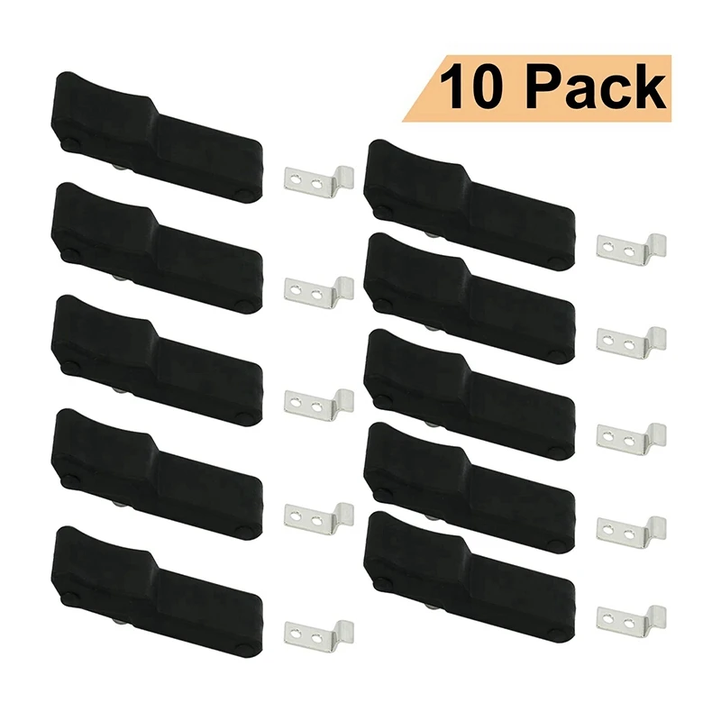 

10X Flexible Soft Black Rubber Draw Latch for Cooler, Boat Compartment,Cargo Box for Polaris Sportsman 7081927