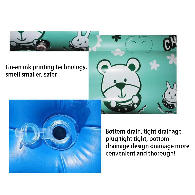 

120cm High Quality Inflatable Swimming Pool Kids Inflatable Pool Double Layer Solid Bubble Child Indoor Swimming Pool Toy Gift