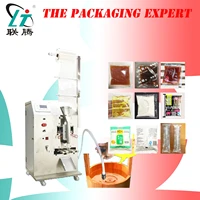 fully automatic soy sauce vinegar packing machine water liquid seasoning packet oil soup auto filling and sealing free shipping