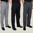 VIAOLI пищевая служба мужские свободные штаны шеф-повара одежда для работы полосатая униформа для кухни ресторана Мужские штаны для шеф-повара