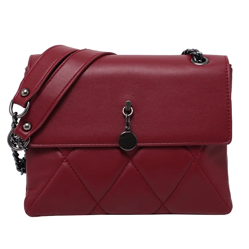 

High sense ladies casual shoulder bag women autumn and winter 2020new high-quality western-style messenger bag texture chain bag