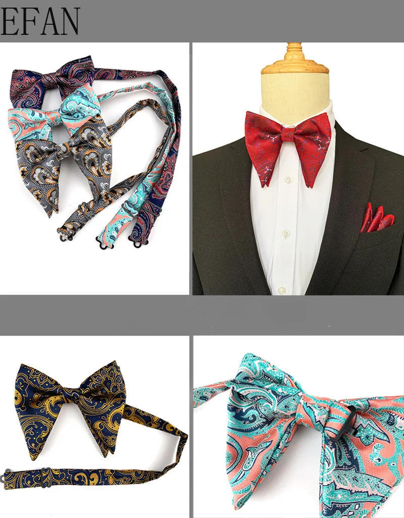 Мужские галстуки бабочки модные вечерние свадебные для мужчин и девочек яркие