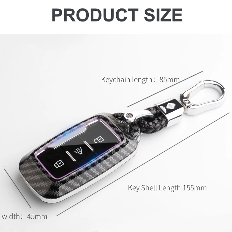 

ABS Car Key Cover Shell for JETOUR X70 X70S X90 Smart Remote Protect Case Keychain Holder Car-Styling Accessories Interior House