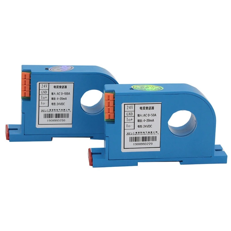 

20A/30A/50A/100A/200A Single-phase AC Current Transmitter Monophase Electric Current Transducer Transmitter