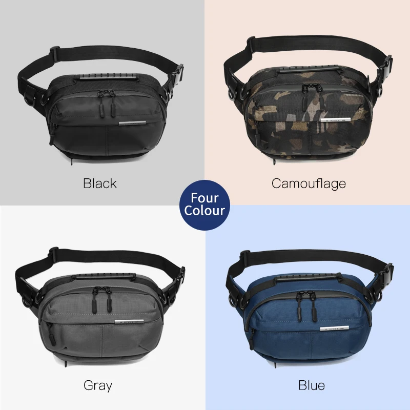 Сумка поясная Мужская водонепроницаемая для улицы спорта и путешествий | Багаж
