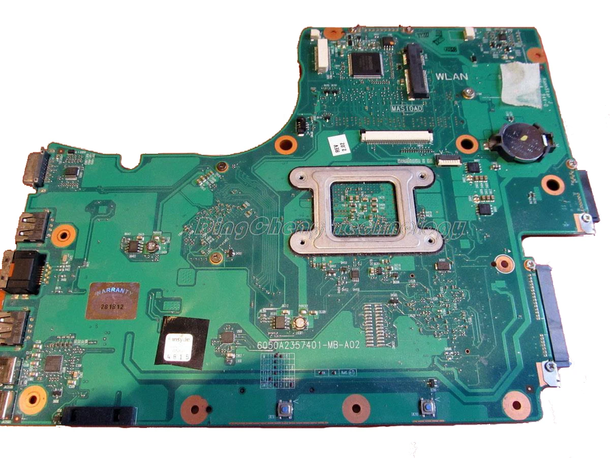 Материнская плата для ноутбука Toshiba Satellite C650D C655D V000225010 6050A2357401 MB A02 DDR3