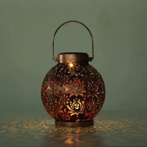 Светодиодный ная лампа-проектор на солнечной батарее наружные садовые фонарики