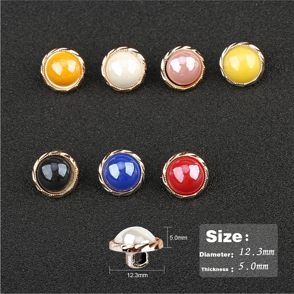 Жемчужные пуговицы 1000 шт./лот пластиковый хвостовик для одежды аксессуары шитья