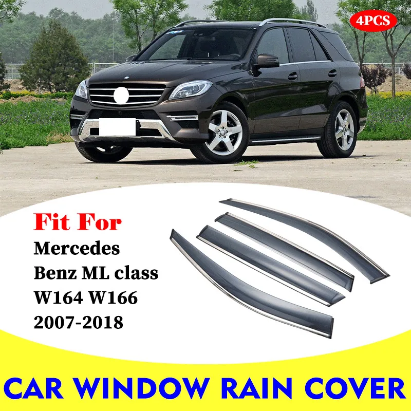 Для Mercedes Benz W164 W166 ML CLASS ML300 ML400 ML350 автомобильные оконные дефлекторы ветровой