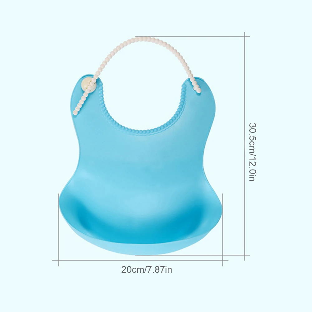 

Fashionable silicon Baby Bib Waterproof Infant Bibs Newborn Feeding Cloth Toddle Boys Girls Adjustable Different Styles of Bibs