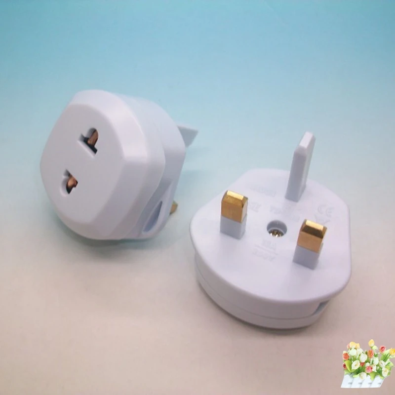 3 Pin 1 шт. США/ЕС в Великобританию AC Разъем питания дорожный преобразователь