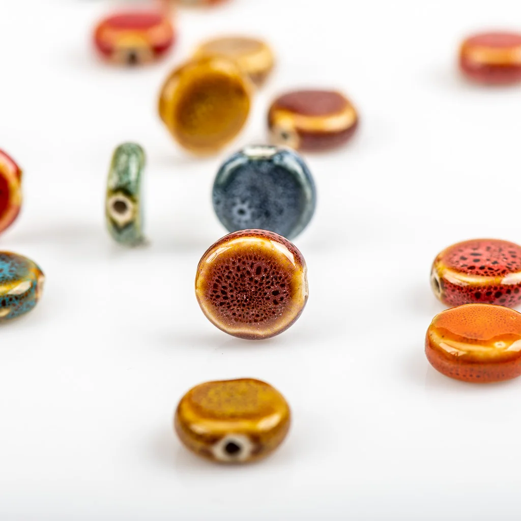 15 #20 шт круглые цветные китайские керамические бусины оптовая продажа s #