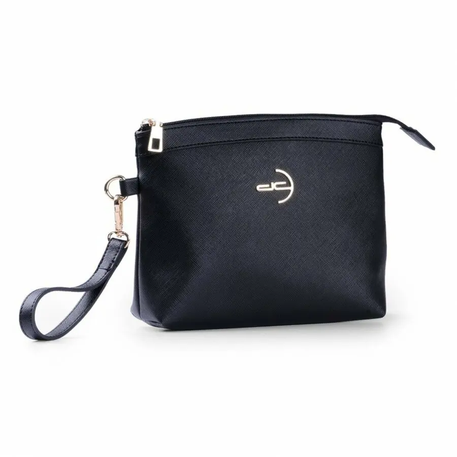 

Bags for Women 2021 Fashion LEATHER COMPANY Women's basic clutch bag plain patterned black with logo (4010s) 214009