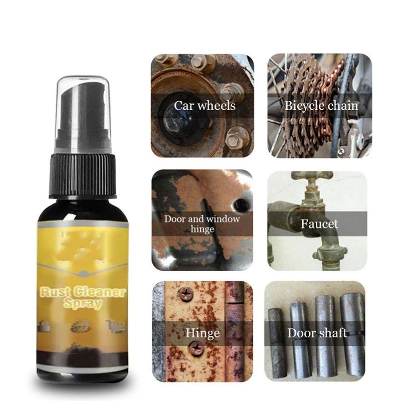 

2 x 30ml high efficiency Rust Remover Window Rust Inhibitor Wheel Hub Screw Derusting Spray For Car Maintenance Cleaning