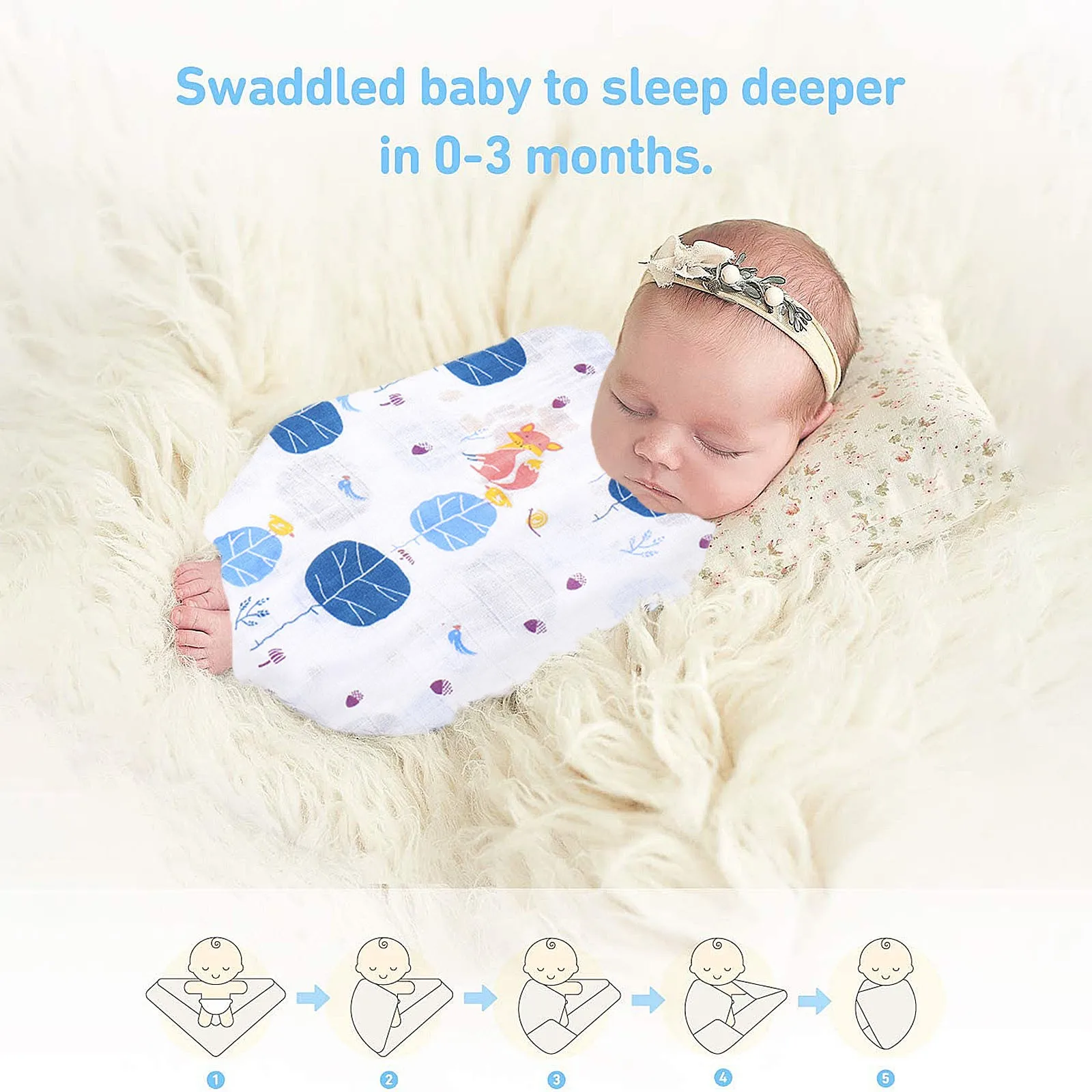 

3Pcs baby printed cuddle cotton gauze bath towel baby comfortable printed bath towel baby cotton yarn baby bath towel 40*