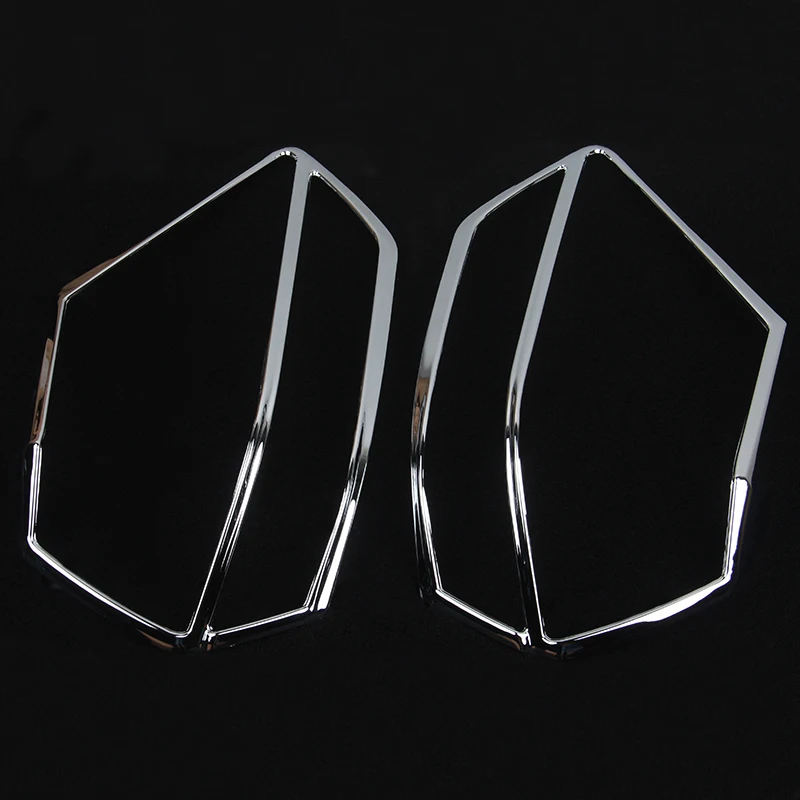 ABS Хром передний задний багажник Головной фонарь Крышка лампы отделка Стайлинг