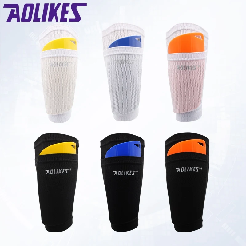 

Soccer Protective Socks With Pocket Football Shin Pads Adult Support Sock