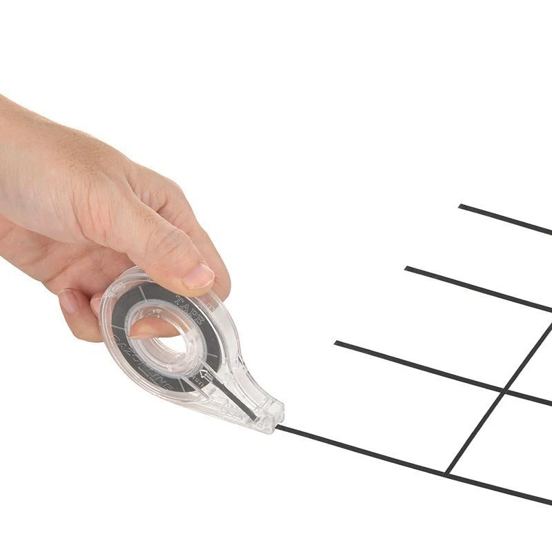 16 шт 3 мм 1/8 дюймов Ширина Графический ленты доски самоклеющиеся диаграммы лента