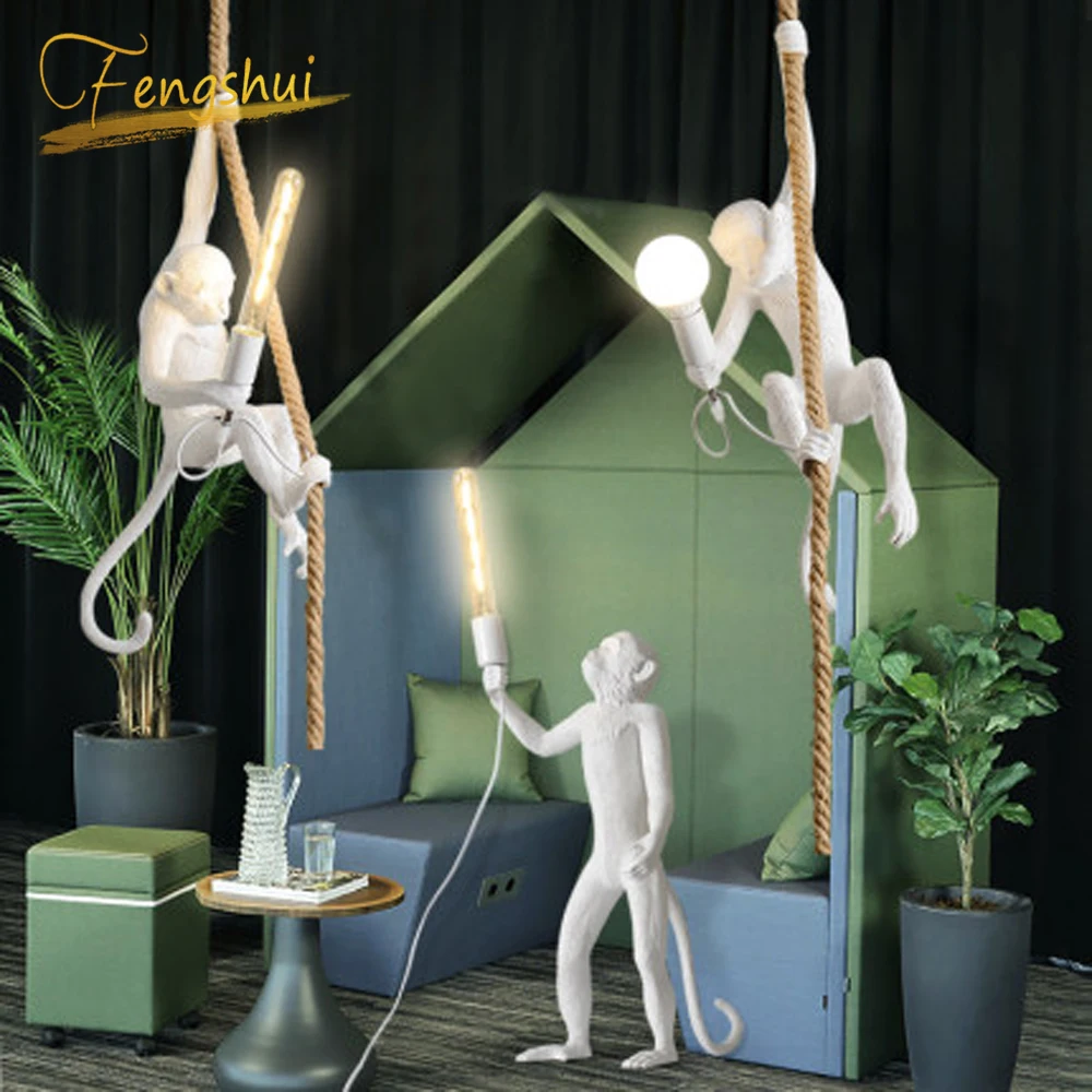 Современный светодиодный подвесной светильник полимерная лампа в форме