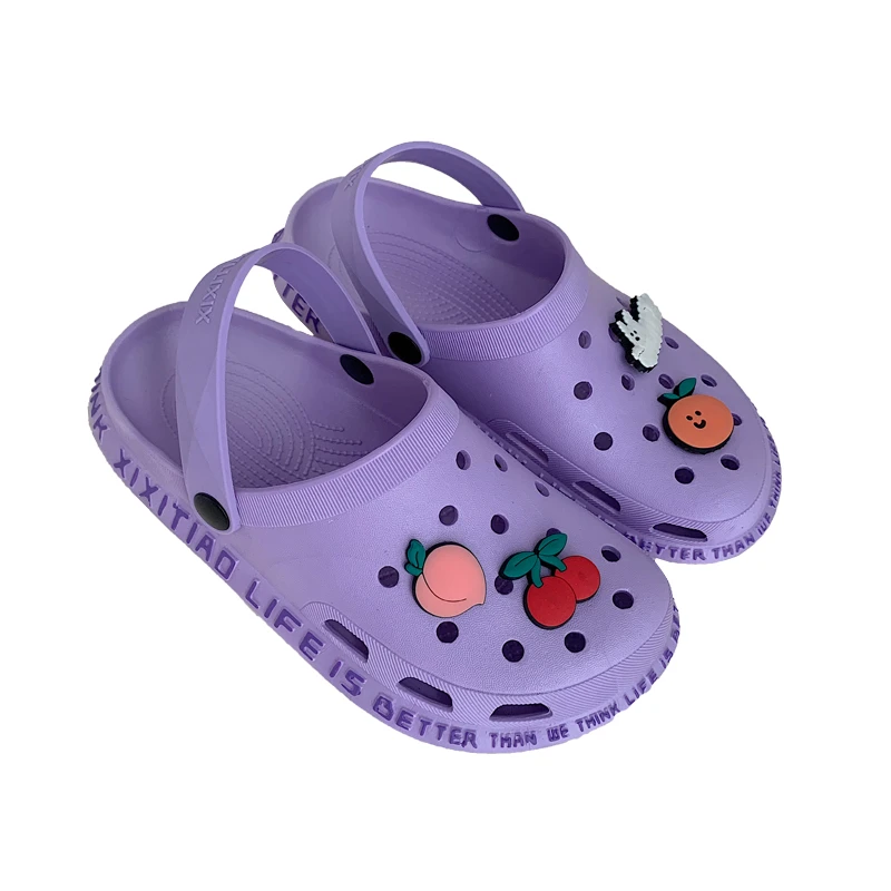 

2021 New Ladies Fashion Casual Cute Cartoon Nurse To Work Soft Bottom Garden Slippers Couple Sandal Men