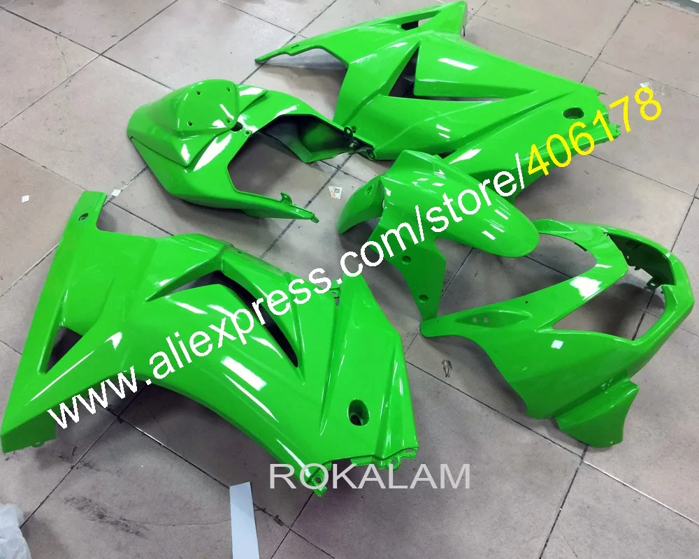 

Обтекатель для Kawasaki 250R EX 250 2008 2009 2010 2011 2012 Зеленый Спортивный обтекатель для мотоцикла (литьё под давлением)