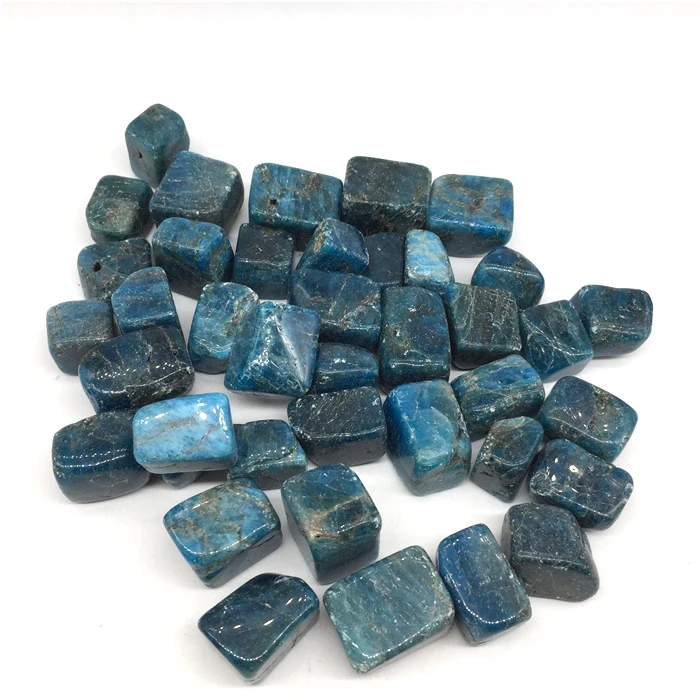 Bulk 1/2 lb Lot Blue Green Apatite Tumbled Stone (Crystal Healing Reiki)