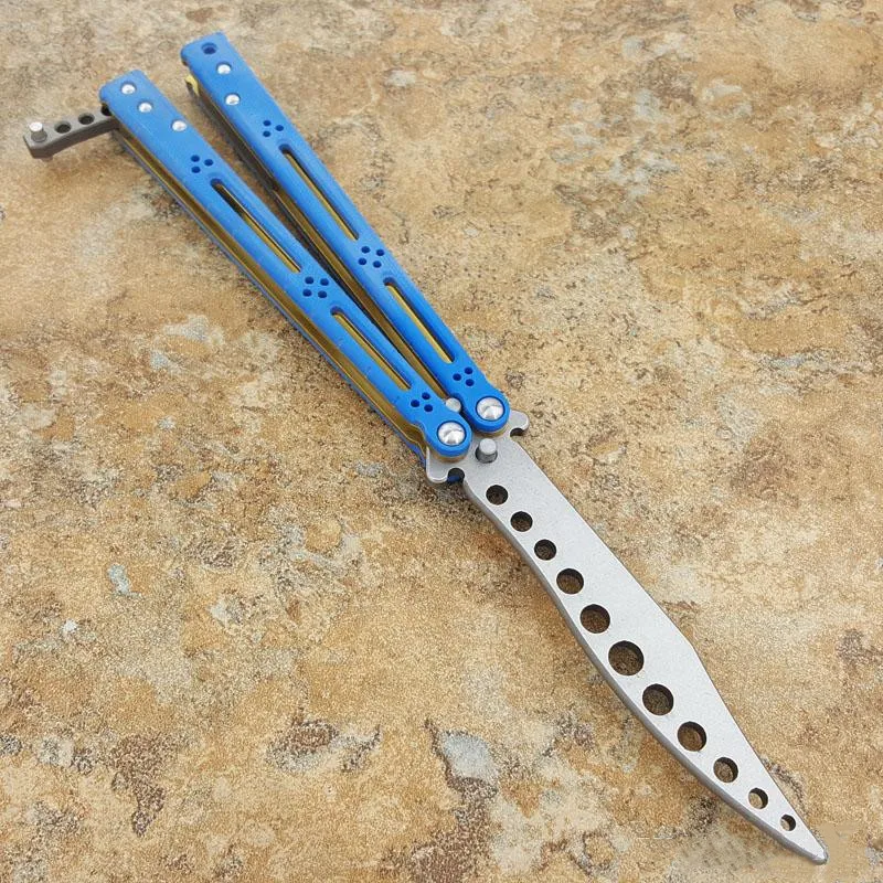 Basilisk HOM Butterfly Trainer Knife D2 Blade G10+titanium Handle Bushing System Jilt tactical Folding Pocket EDC knives | Инструменты