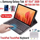 Чехол для клавиатуры TtrackPad для Samsung Galaxy Tab A7 10,4 2020, чехол для беспроводной клавиатуры с сенсорной панелью, чехол для телефона