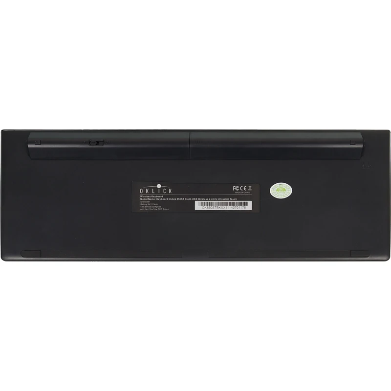 Клавиатура Oklick 850ST черный USB беспроводная slim Multimedia Touch|Клавиатуры| |