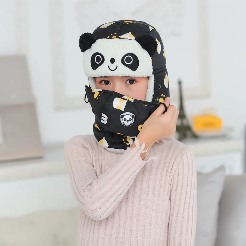 Шапки бомберы Foux детские шапки ушанки для мальчиков и девочек Милая зимняя