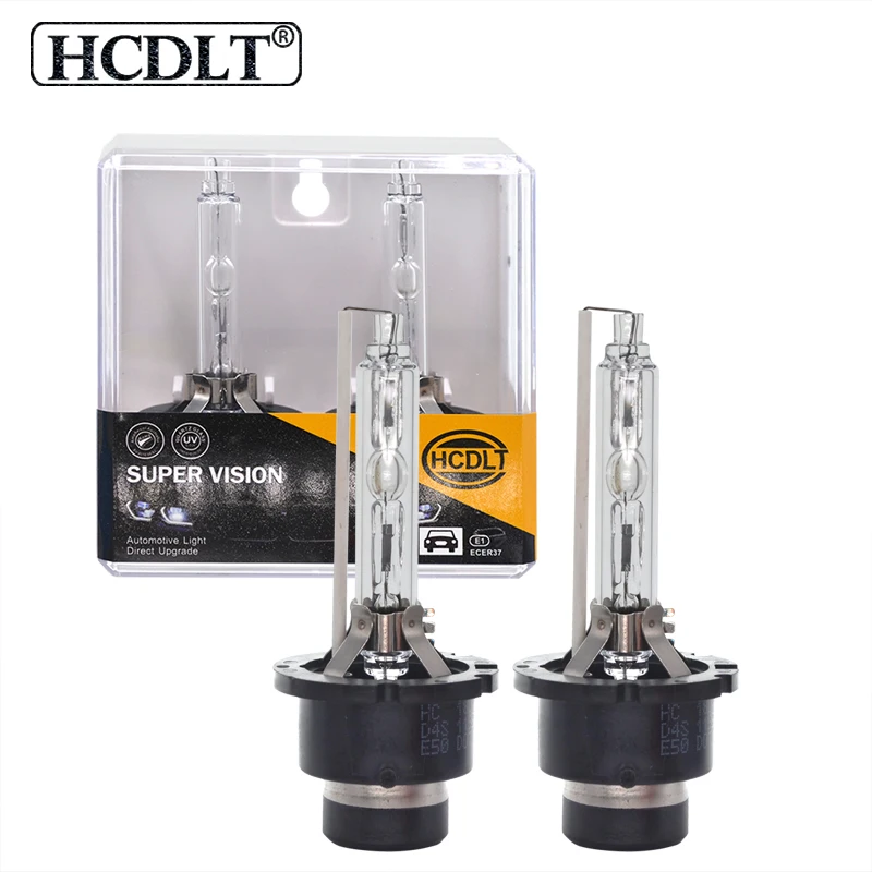 HCDLT 2 шт. 55 Вт D2S D2R D4S D4R HID ксеноновые лампы Автомобильные фары 35 D2 D4 12 в
