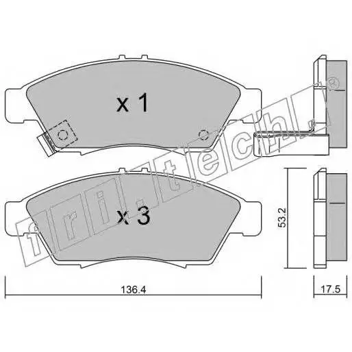Disc brake pads front SUZUKI LIANA fri. tech. 453.0 | Автомобили и мотоциклы