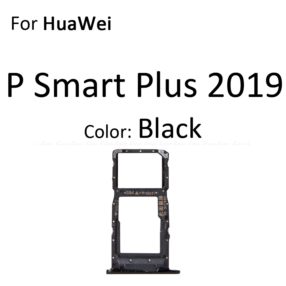 Гнездо для Sim-карты слот считывания лотков HuaWei P Smart Plus 2019 2018 адаптер Micro SD