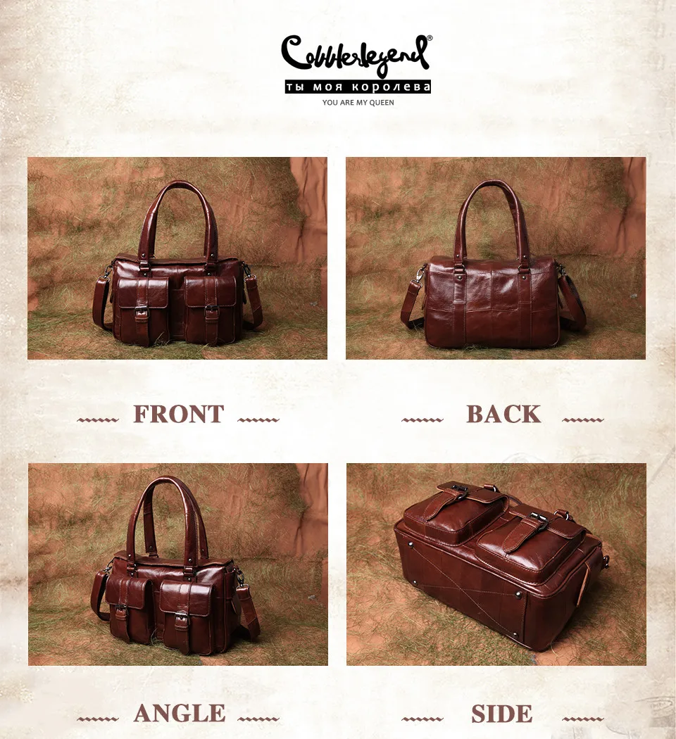 Cobbler Legend Большие сумки для Женщин Сумка Натуральная Кожа Сумка БлуждающаяСумка через плечо Дизайнерская Сумка Bolsas
