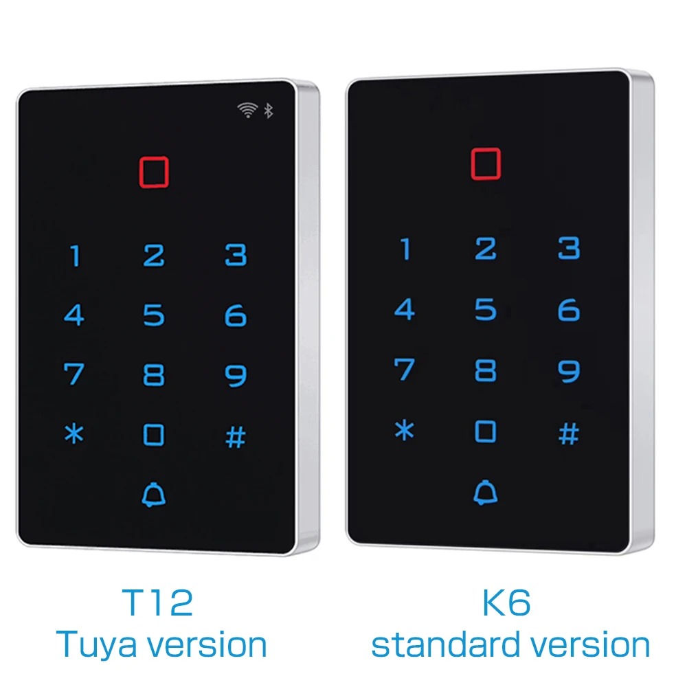 Wi Fi bluetooth TuyaAPP подсветка сенсорный экран 125 кГц RFID карты доступа Управление