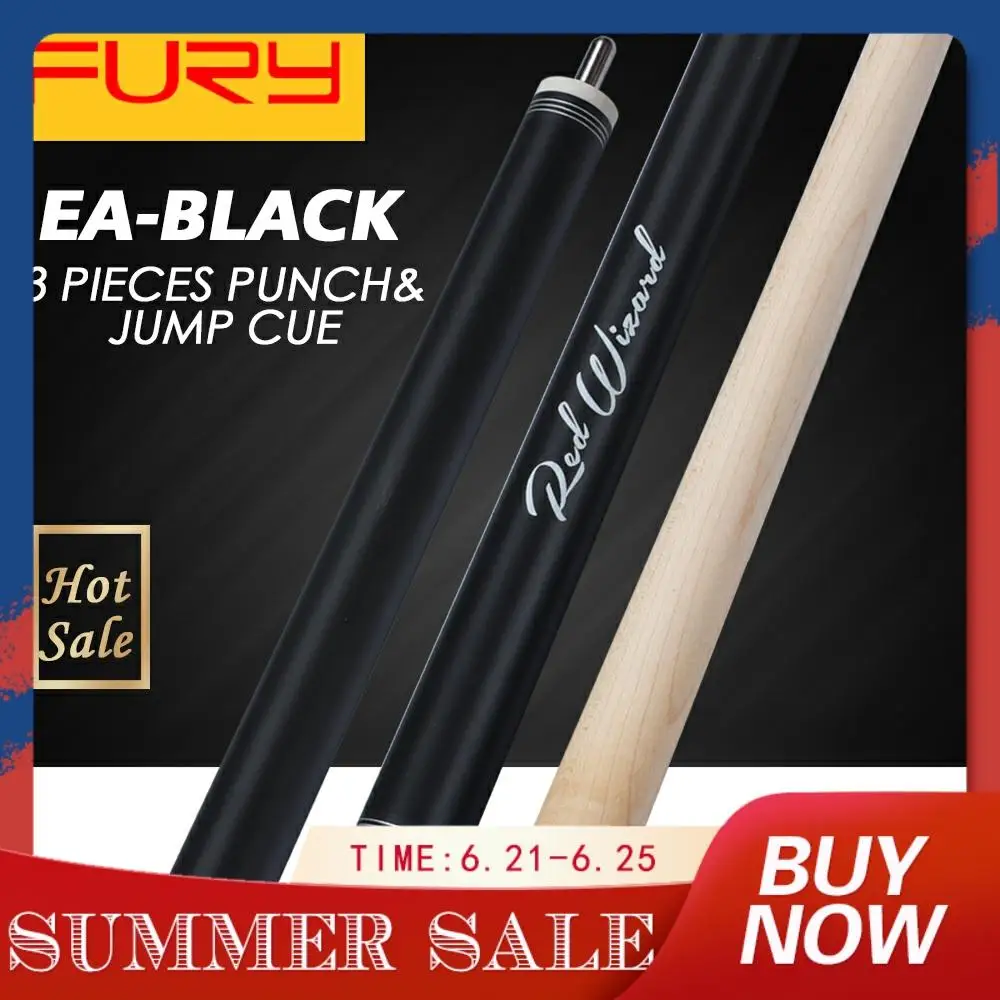 

Fury EA-BlACK Billiards Punch&Jump Cue Stick 13.5mm Tip High-quality Maple Ashwood Professional Billar Break& Jump Cue Billard