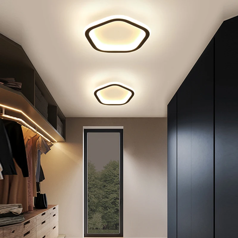$17.76 32W 28W Creative LED Ceiling Lamp for Living Room Bedroom Interior Aisle Ceiling Lighting Fixture for Corridor Balcony Home