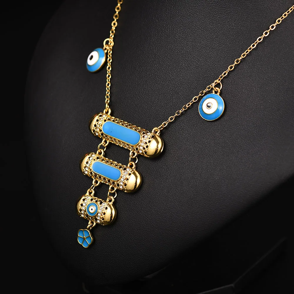 Металлическая монета большой Аллах колье в мусульманском стиле для Женщин