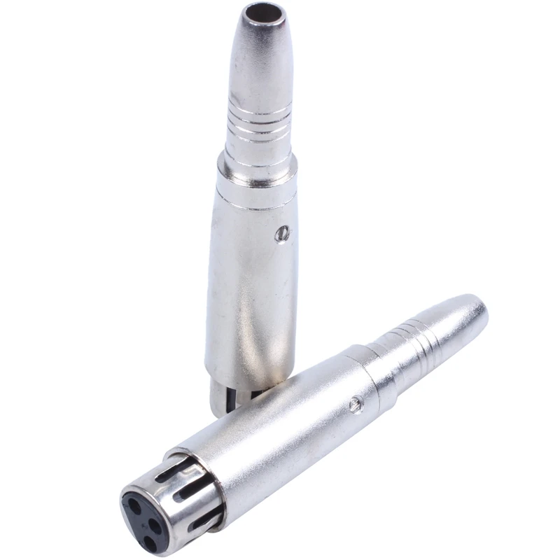 Стерео аудио разъем адаптера 6 35 мм до 3-контактный XLR комплект из 2 предметов |